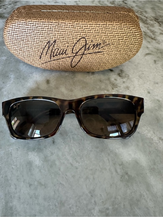 Maui Jim Accessories - Maui Jim Tortoiseshell Ladies Square Sunglasses with Dark Lenses